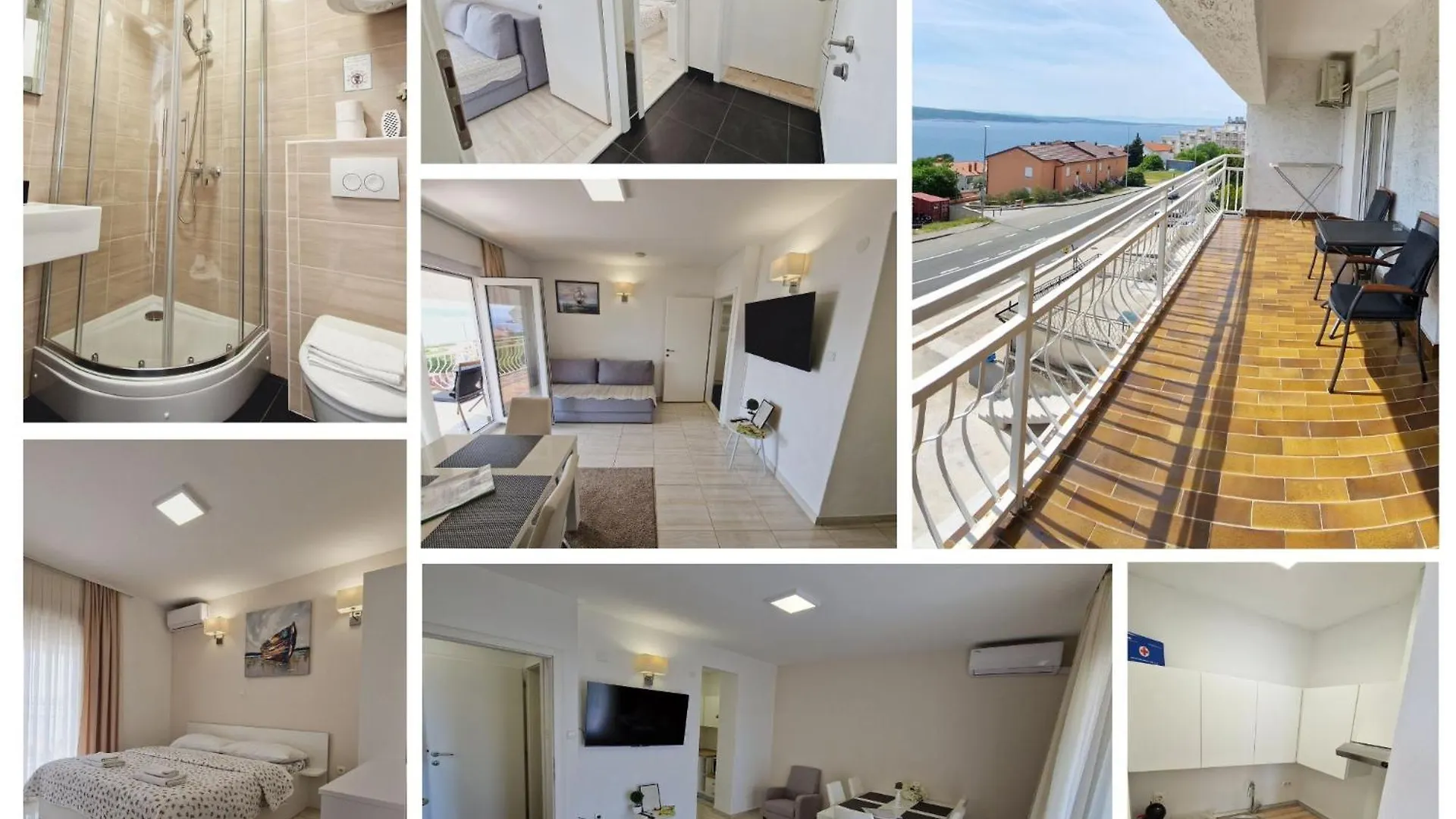 Apartmani Kristijan - Sea View Studio Apartmant 3 Crikvenica 0*,